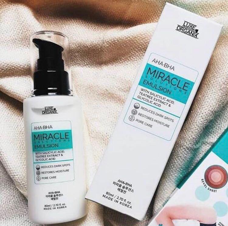 AHA BHA KOREAN SKINCARE LUXE ORGANIX, Beauty & Personal Care, Face ...