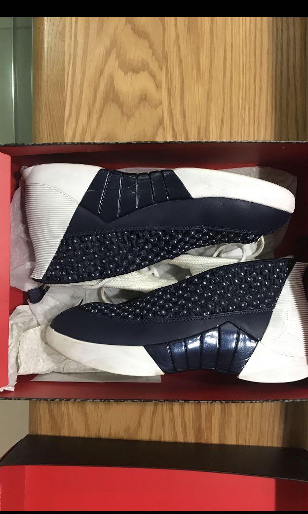 Jordan 15 clearance navy blue