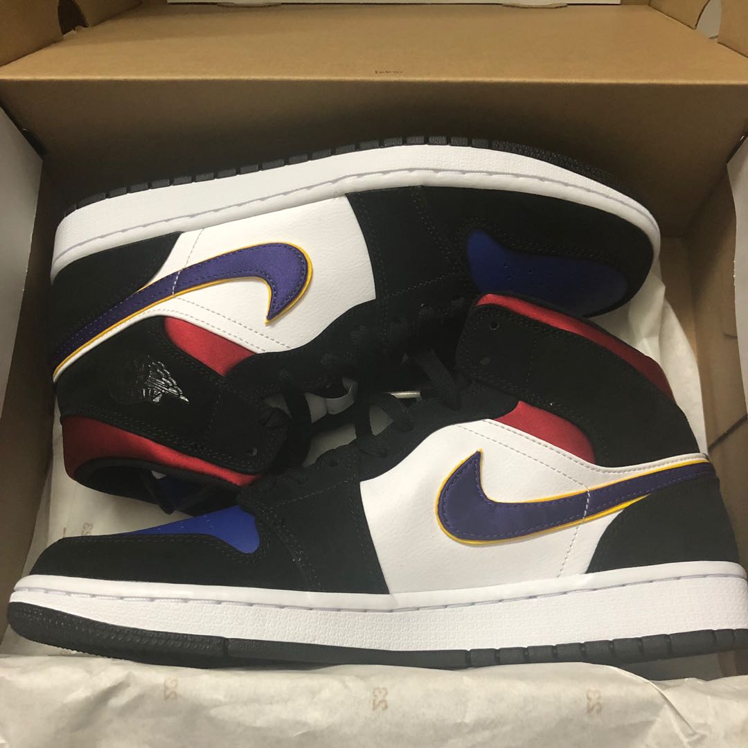Air Jordan 1 Mid Lakers TOP 3 Men s Fashion Footwear Sneakers