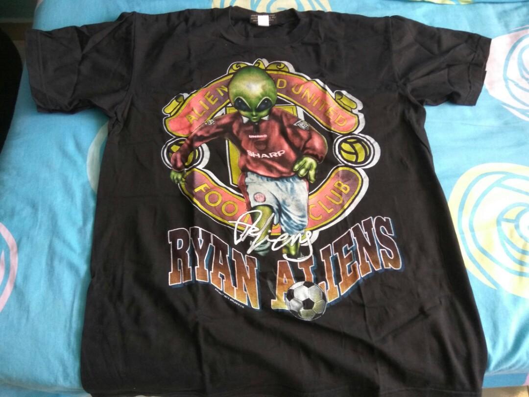 Alien Workshop Manchester United T Shirt Men S Fashion Clothes Tops On Carousell