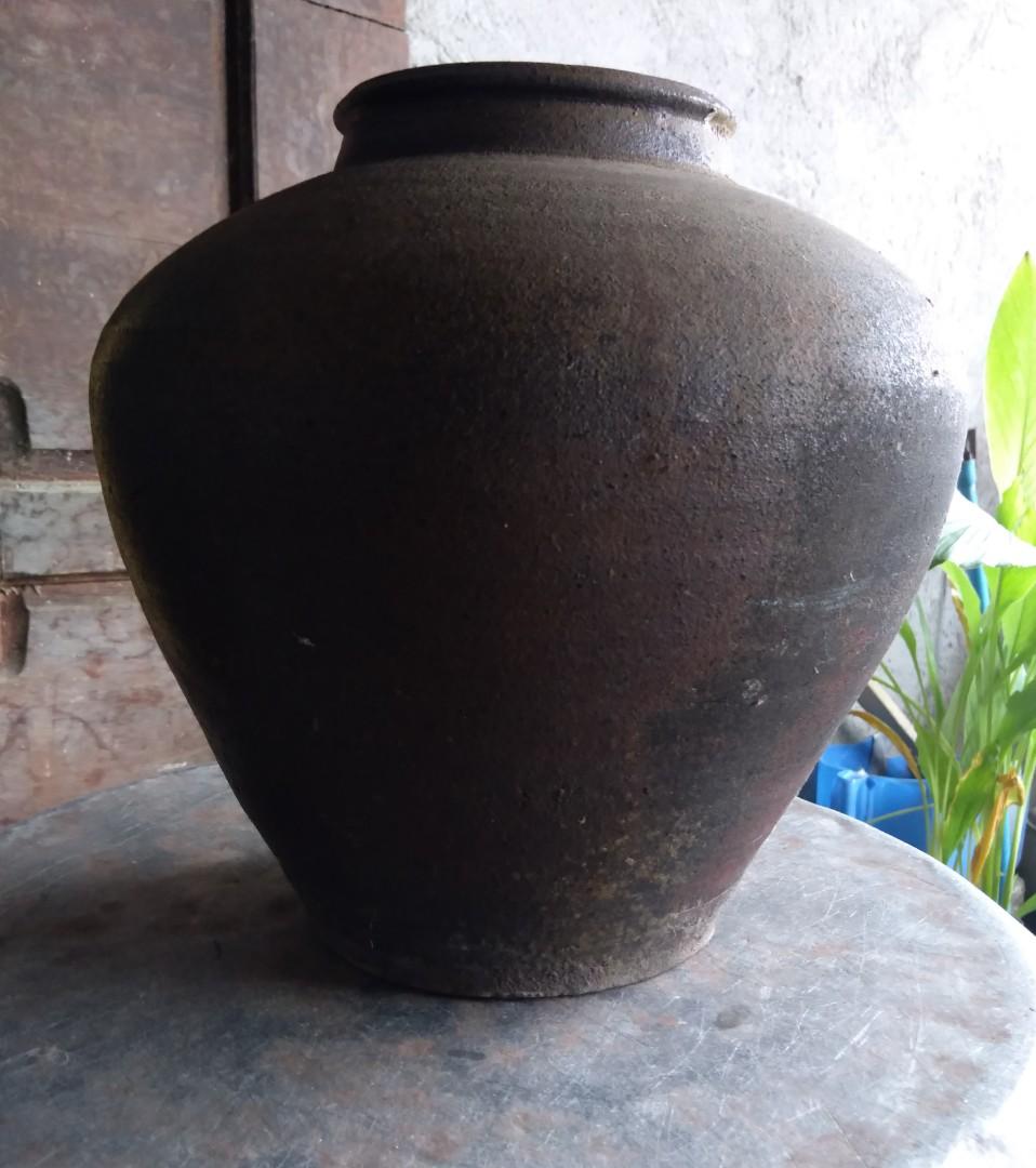 Antique Old Jar, Furniture & Home Living, Home Decor, Vases