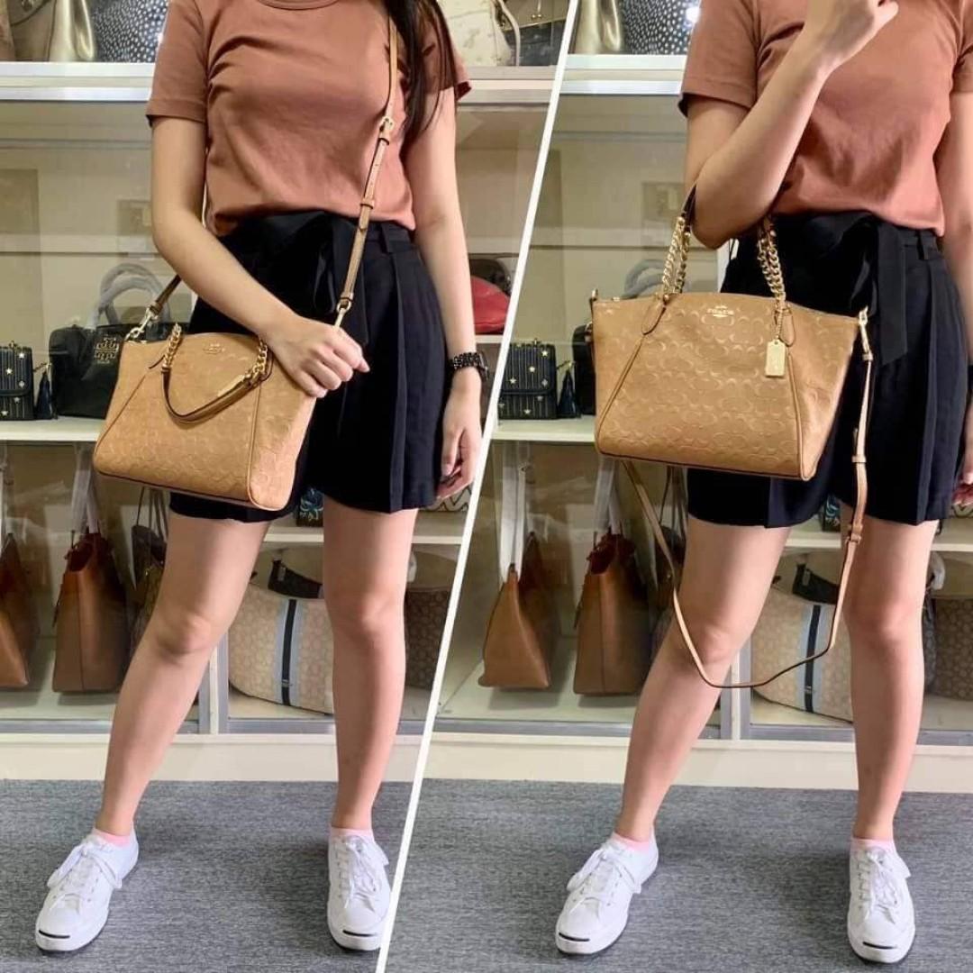 Coach small on sale kelsey chain satchel