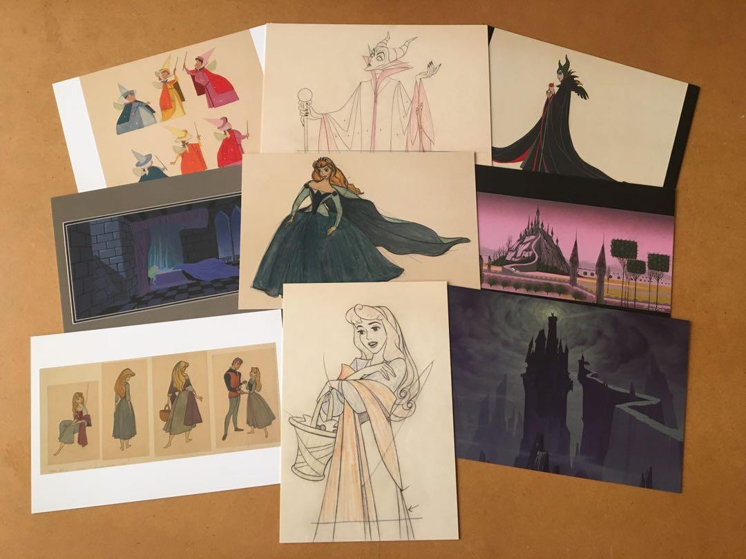 Authentic Disney S Sleeping Beauty Concept Art Postcards 9pcs Hobbies Toys Stationary Craft Craft Supplies Tools On Carousell authentic disney s sleeping beauty concept art postcards 9pcs