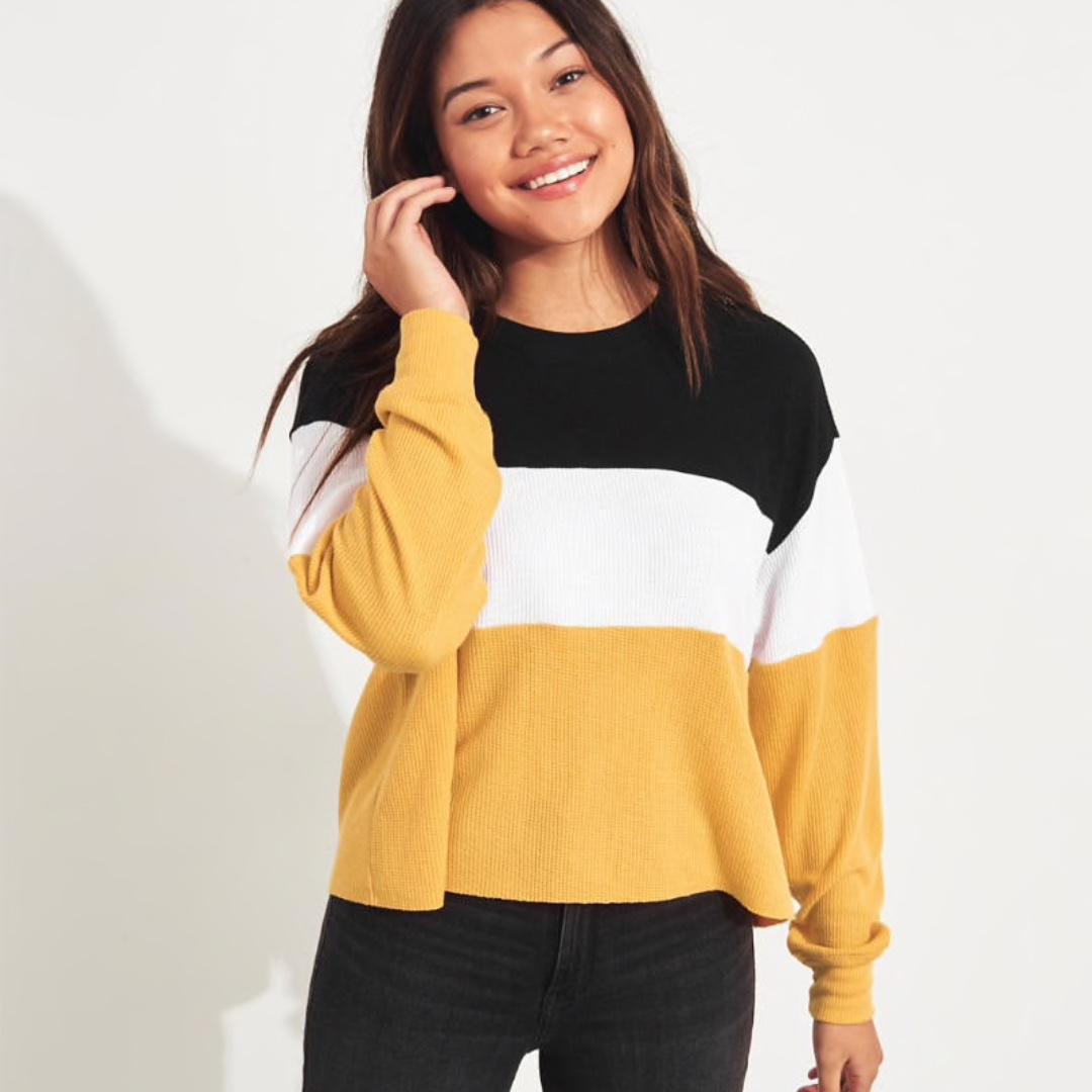 Hollister boyfriend tee sale