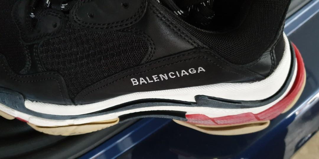 Nouvelle Sneakers Balenciaga Triple S Noir Blanche