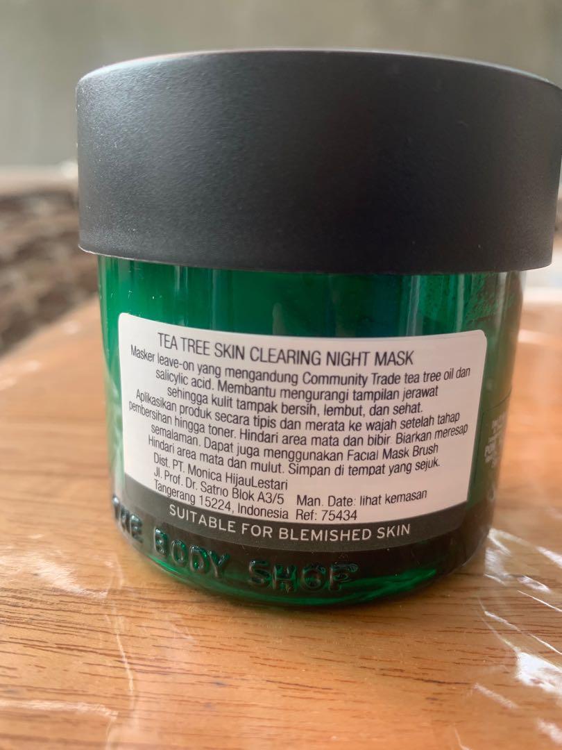 Body shop night mask, Kesehatan & Kecantikan, Kulit, Sabun & Tubuh di