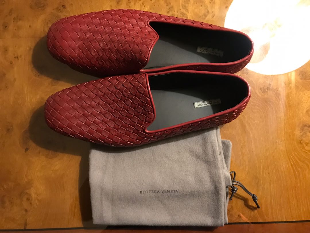 bottega veneta red shoes