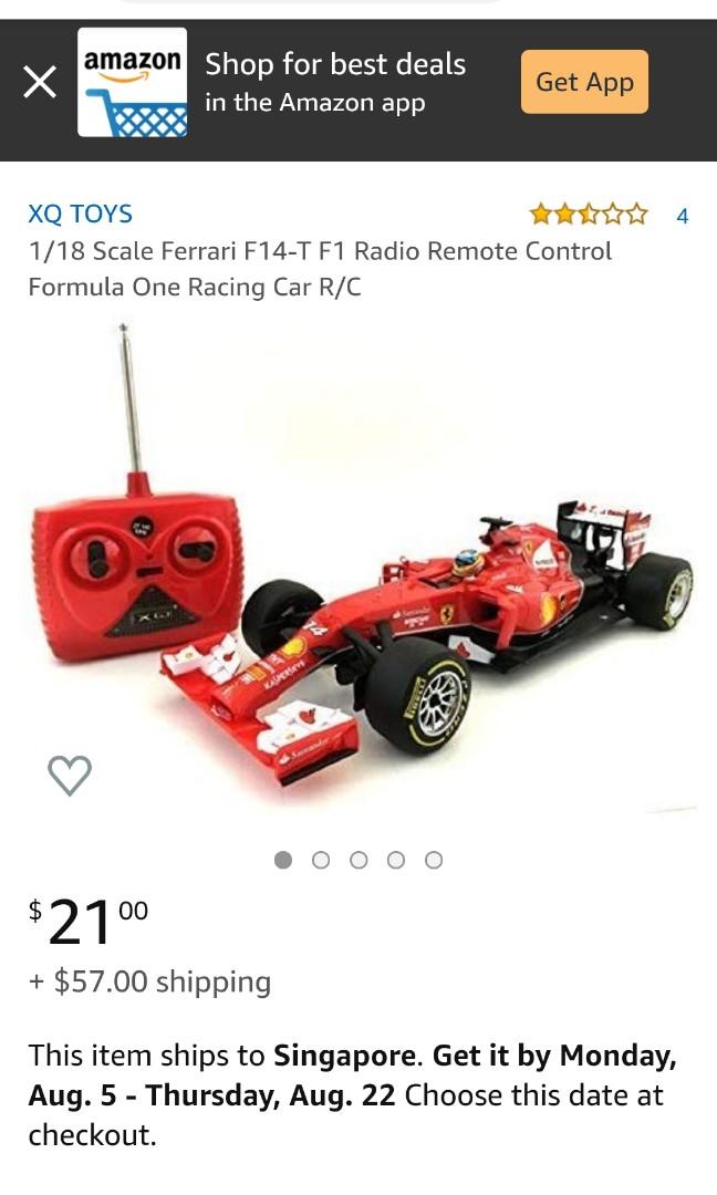 Brand New Formula 1 Ferrari Remote Control Car For Sale Alternatereality Toys Games Others On Carousell