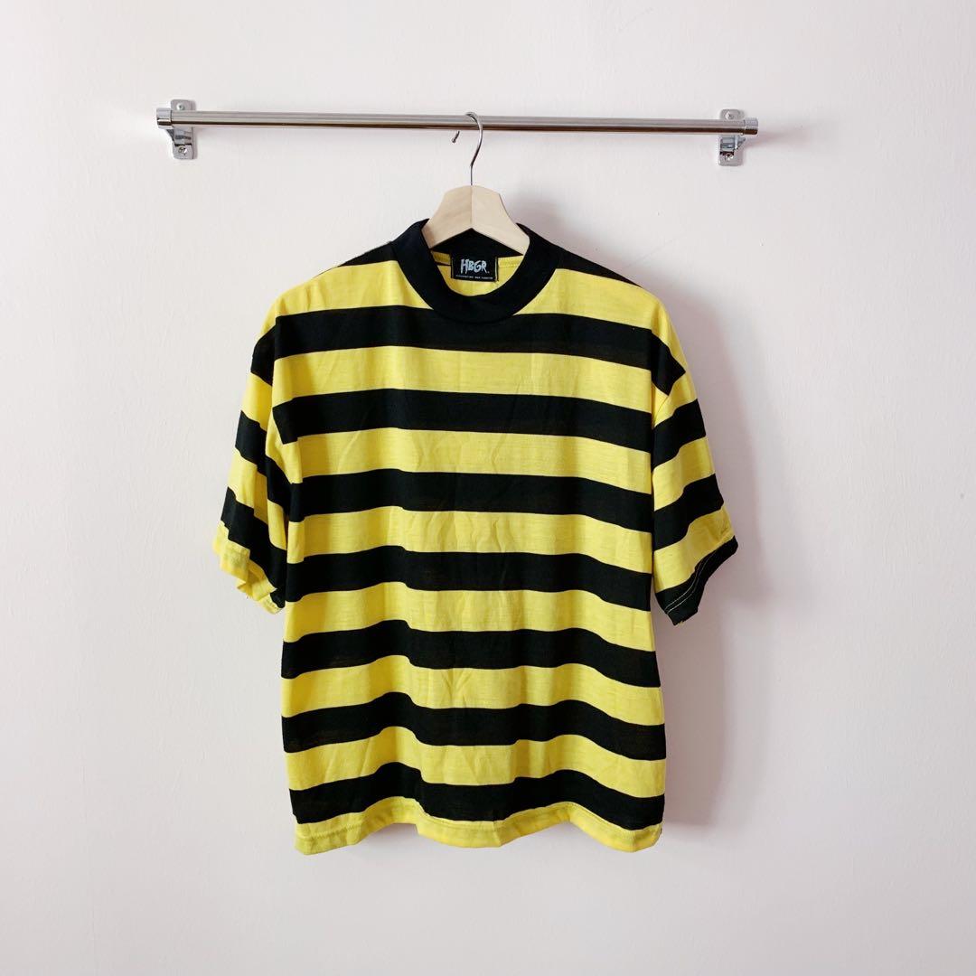 bee striped shirt