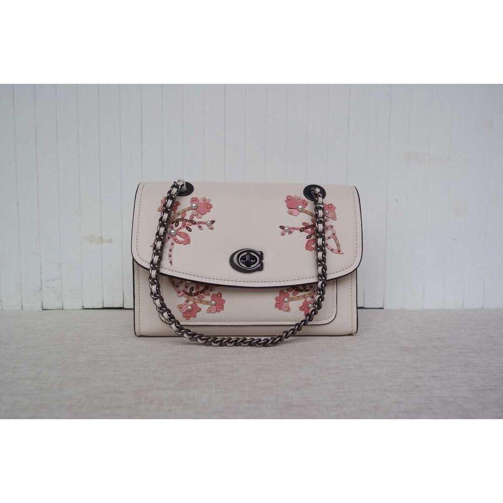 Coach Parker With Floral Embroidery