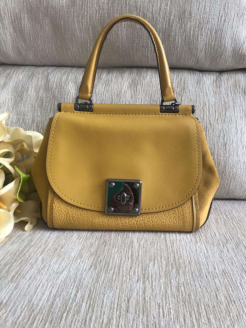 coach yellow bag