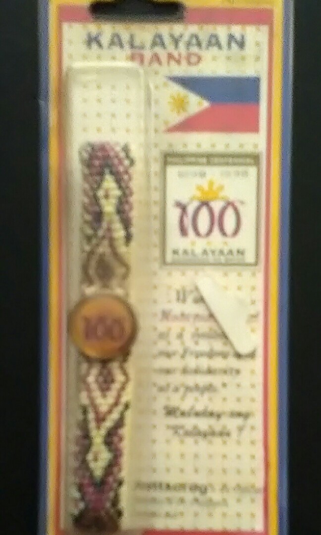 Bracelet / Fashion / Memorabilia / Collectable Philippine Centennial Kalayaan Band, Hobbies