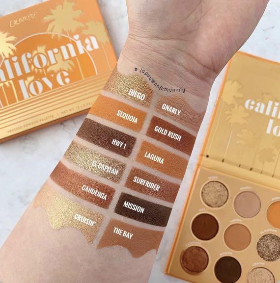 Colourpop California Love Eyeshadow Palette On Carousell