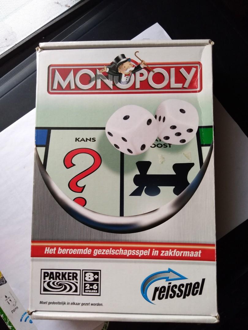 Compact Monopoly (Dutch) (Category: Board Games & Puzzles) located in Makati City. Submitted by donjuan_thegreat (Listing ID 240899415, Image 1). Description: Item in very good used condition Easy to carry when travelling Text is in Dutch Size of board when opened: 7.75 x 7.75 inches Pick up in UPS 5 Paranaque or can ship at buyer's expense.