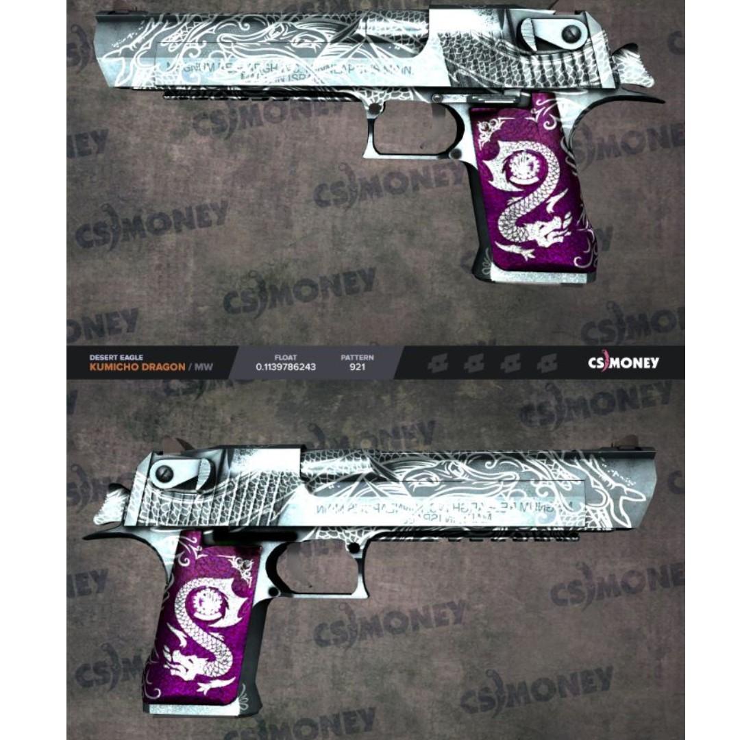 CSGO Desert Eagle Kumicho Dragon MW, Video Gaming, Gaming Accessories
