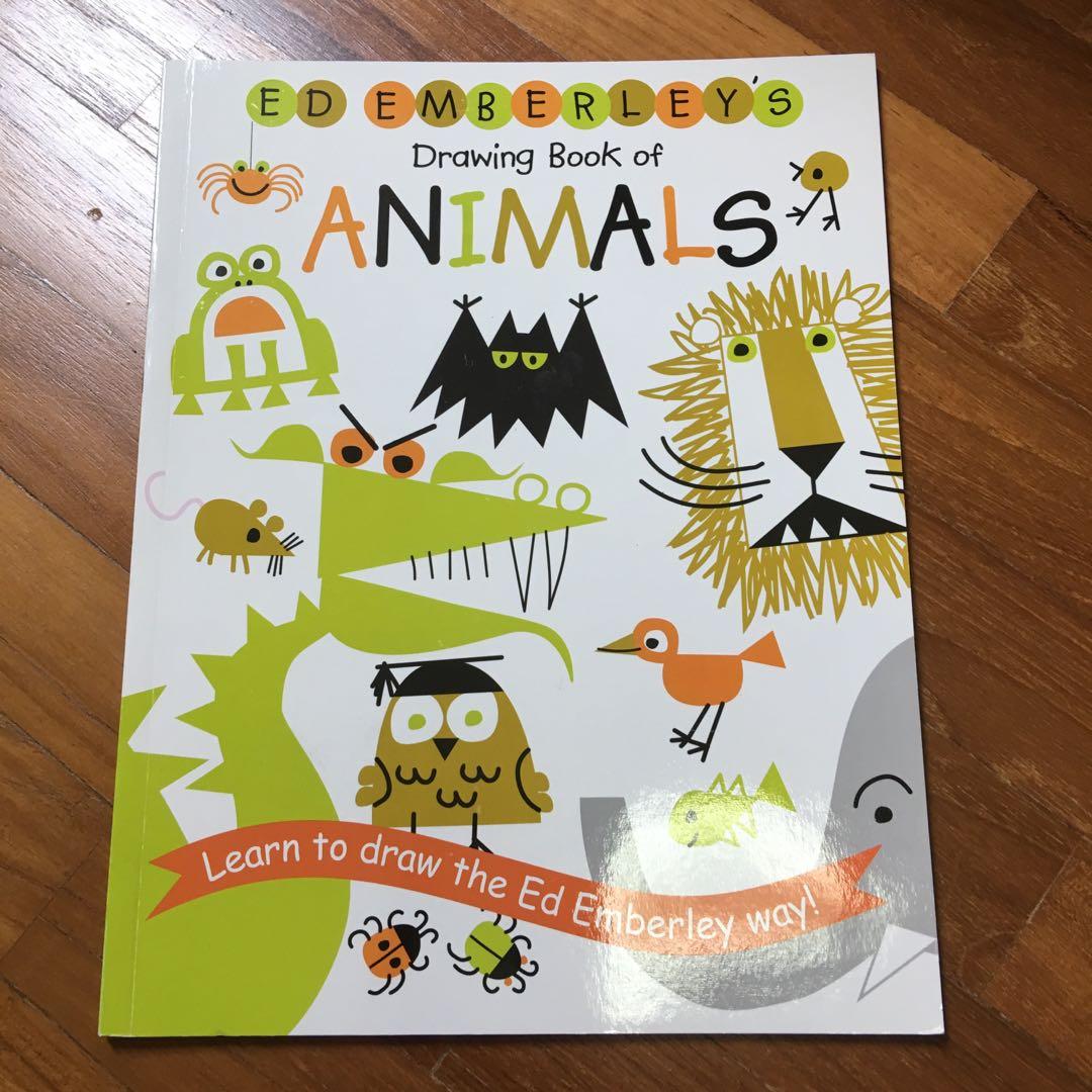 Ed Emberley Drawing Book How To Draw Animal Books Stationery