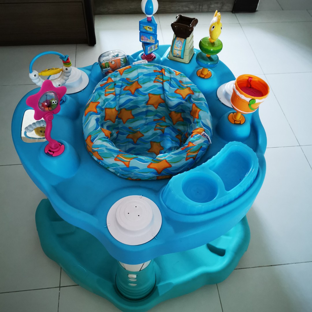 evenflo exersaucer mega splash activity center