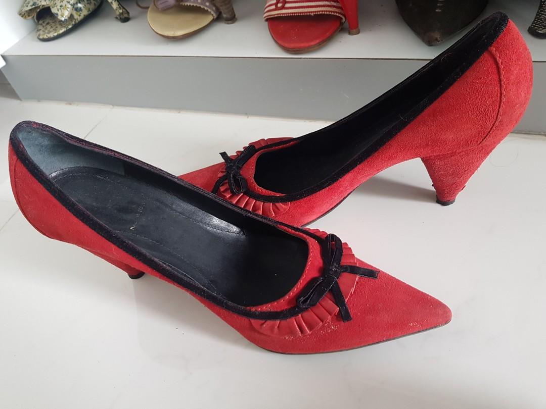 fendi red heels