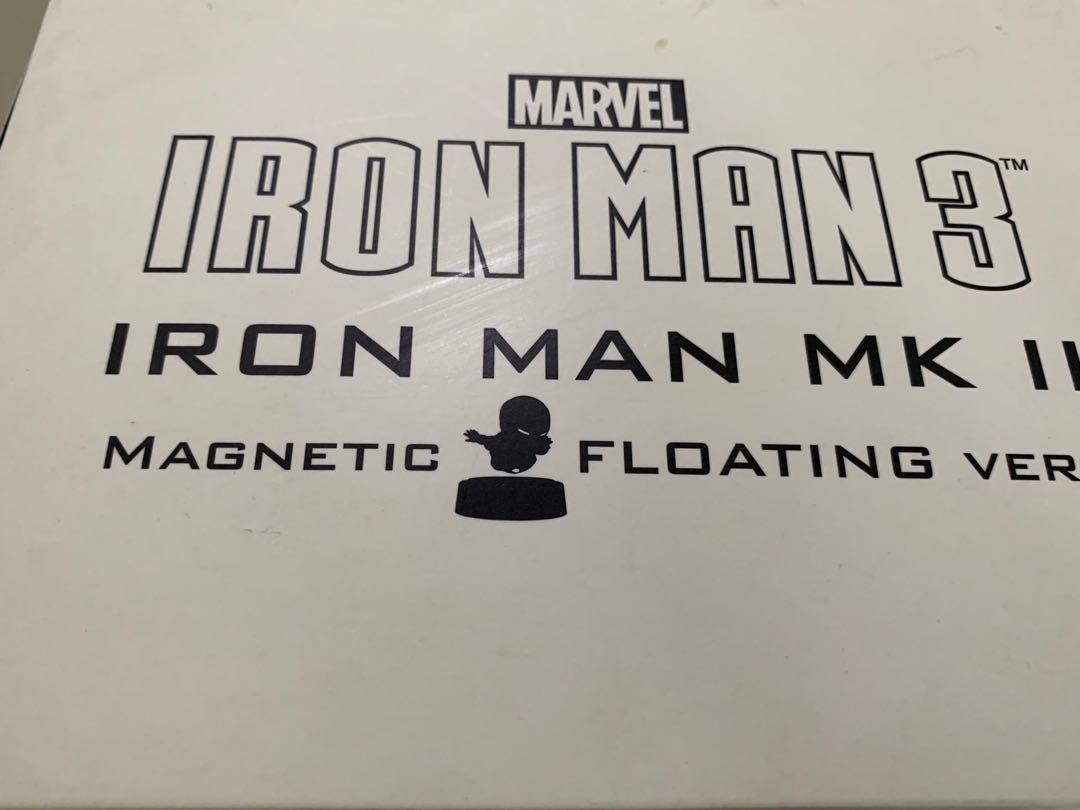 floating iron man toy