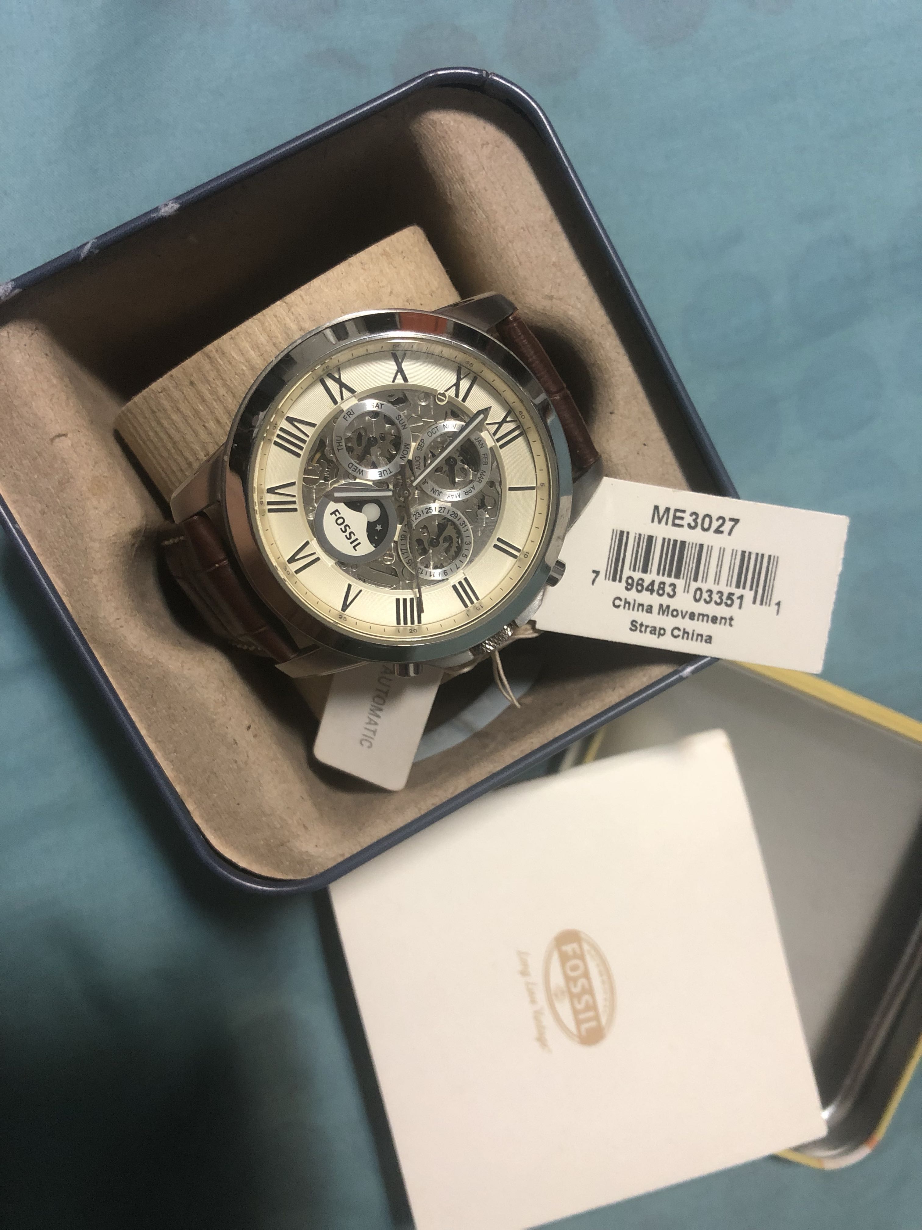 Fossil Mechanical Watch, Mobile Phones & Gadgets, Wearables & Smart