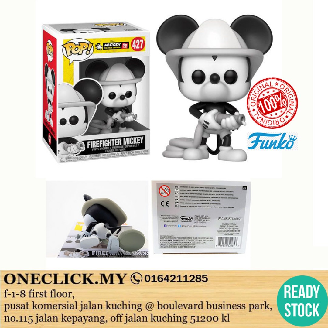 Funko Mickey s 90th Firefighter Mickey Pop Vinyl Figure 427
