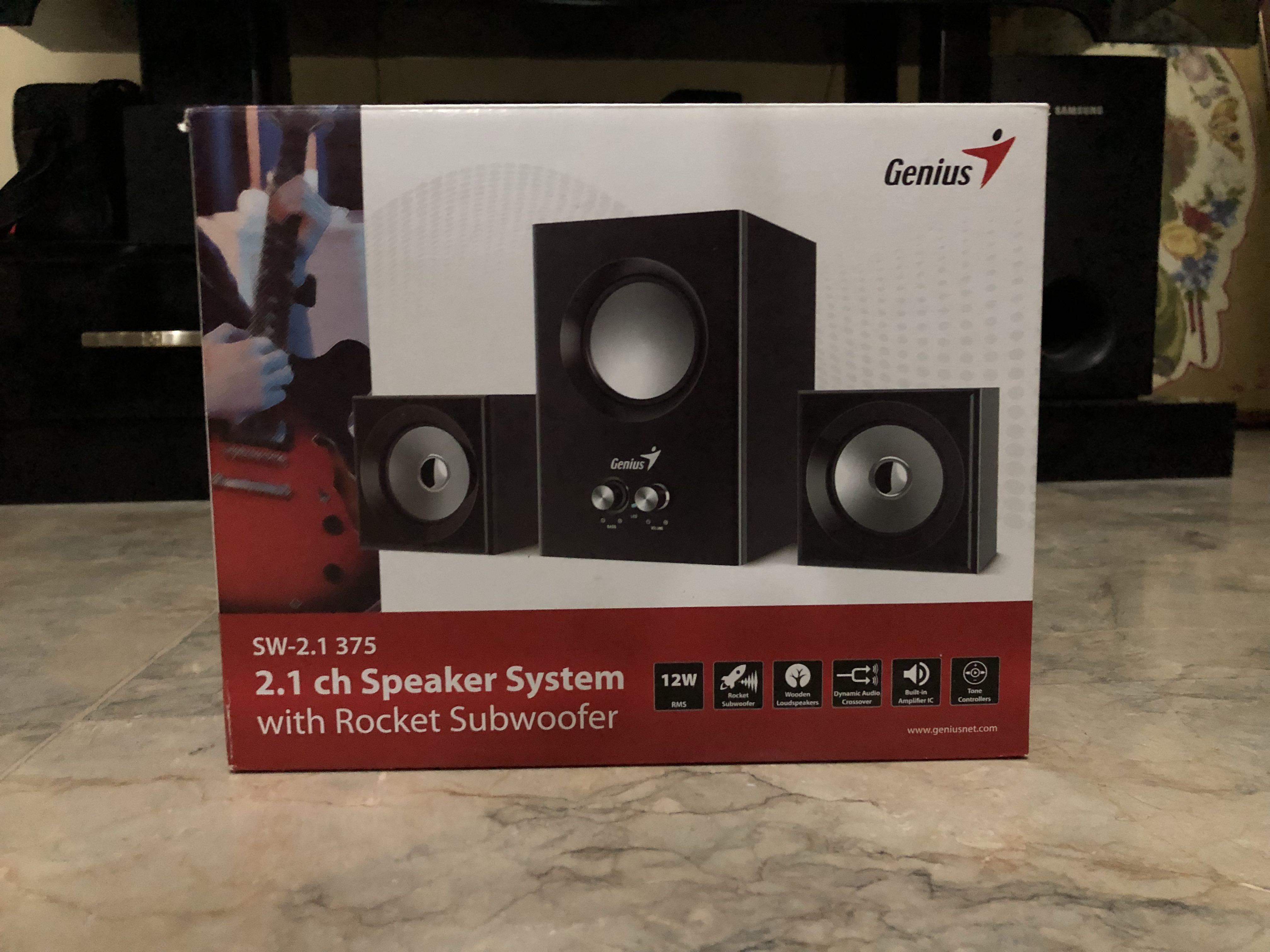 genius 2.1 ch speaker system