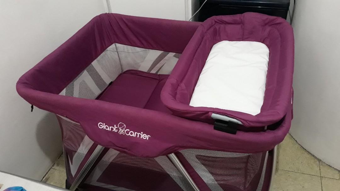 giant carrier crib pink