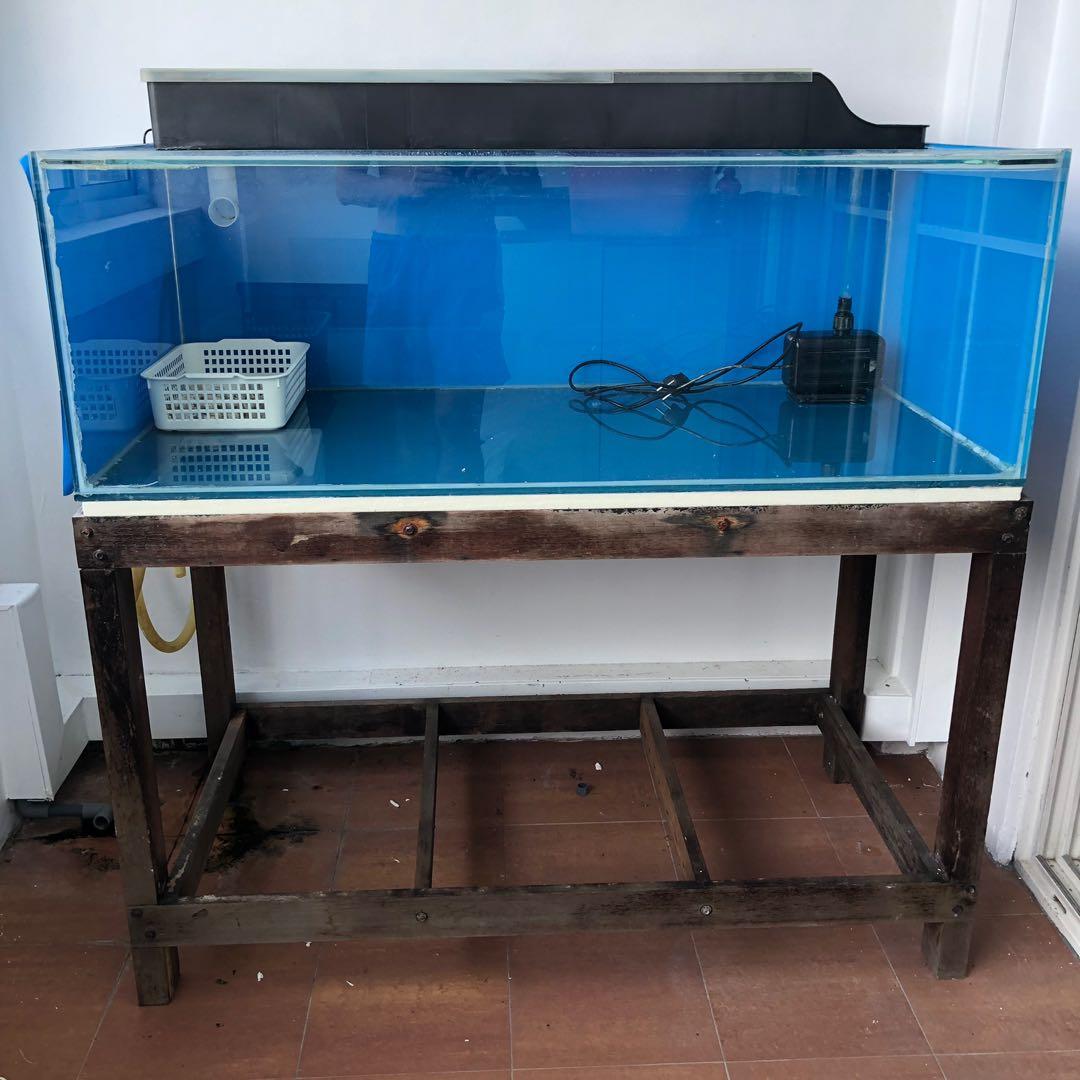 Going Cheap 4ft Tank And Chengal Wood Stand Pet Supplies For
