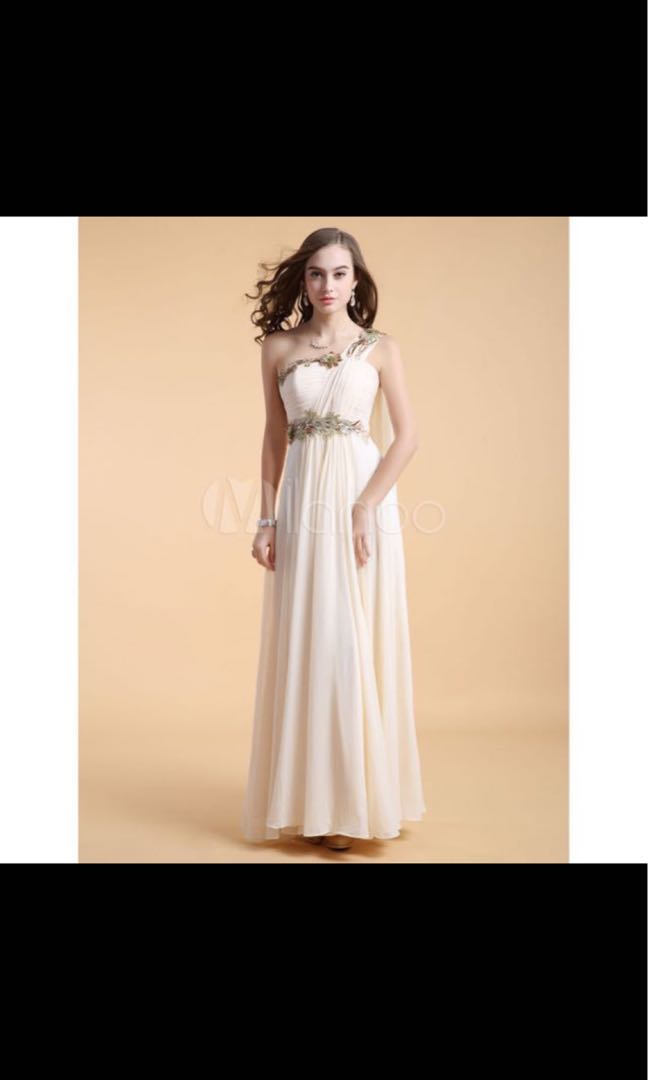goddess evening gown