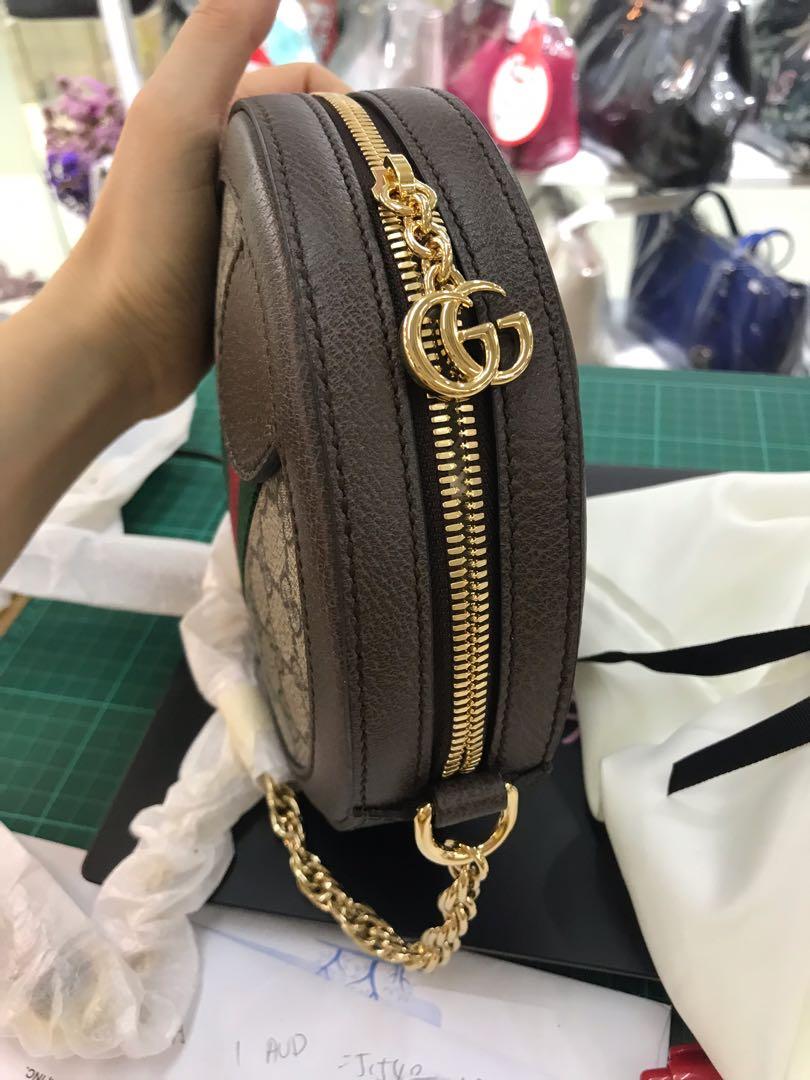 ophidia mini gg round shoulder bag
