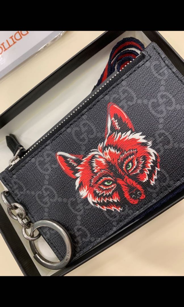 gucci supreme wolf wallet Luxury Bags Wallets on Carousell