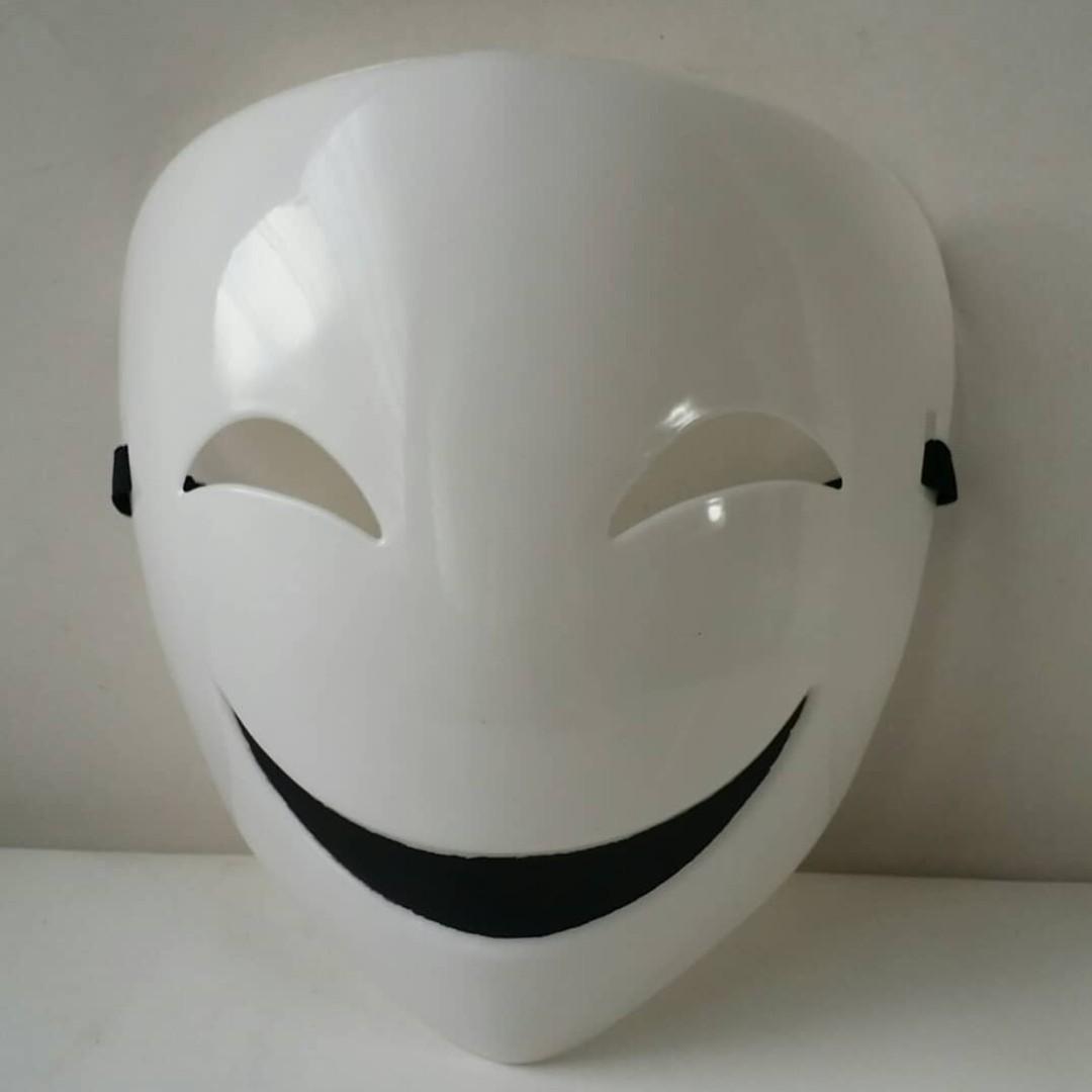 Get Wallpaper Halloween Mask Black Bullet Mask Kagetane Hiruko Mask Toys Desktop Wallpaper