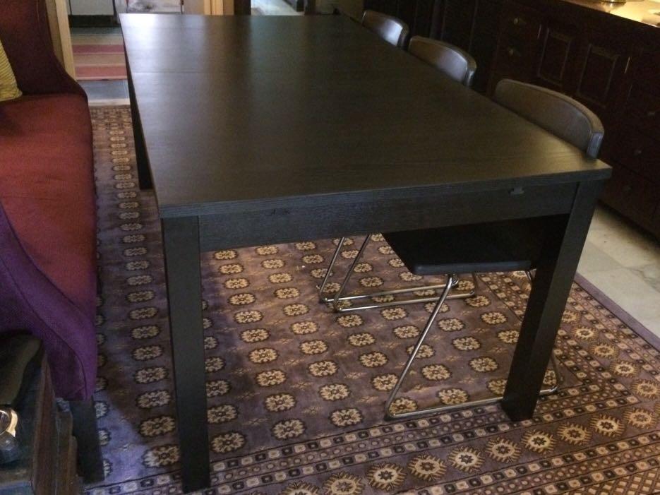 IKEA Bjursta 6 8 pax Extendable Dining Table, Furniture & Home Living