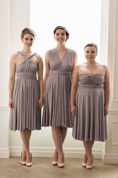 infinity dress knee length