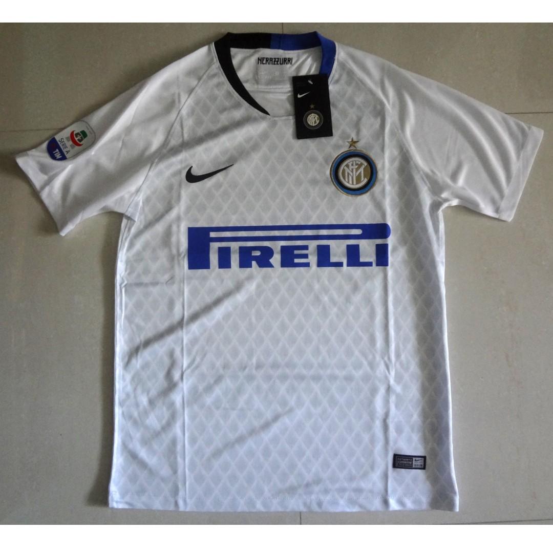 New Inter Milan Away 18 19 Soccer Jersey Sports Sports Apparel On Carousell