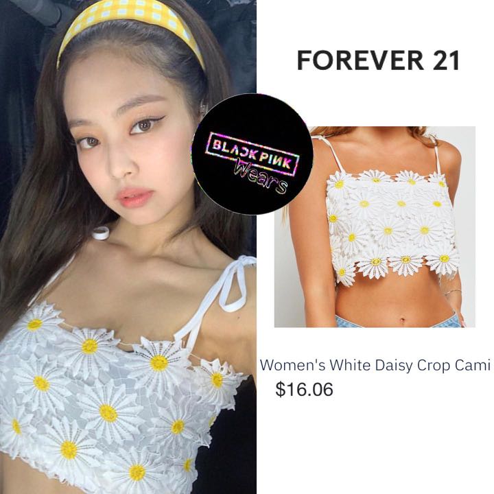 daisy crop top forever 21