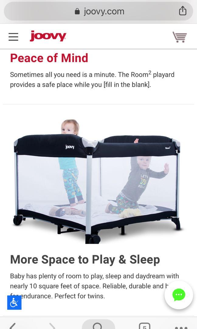 Joovy room2 playard, Babies & Kids, Infant Playtime on Carousell