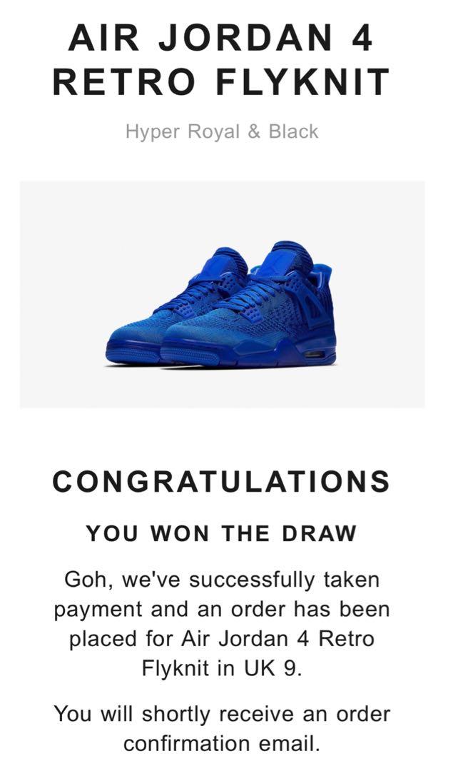 jordan flyknit blue