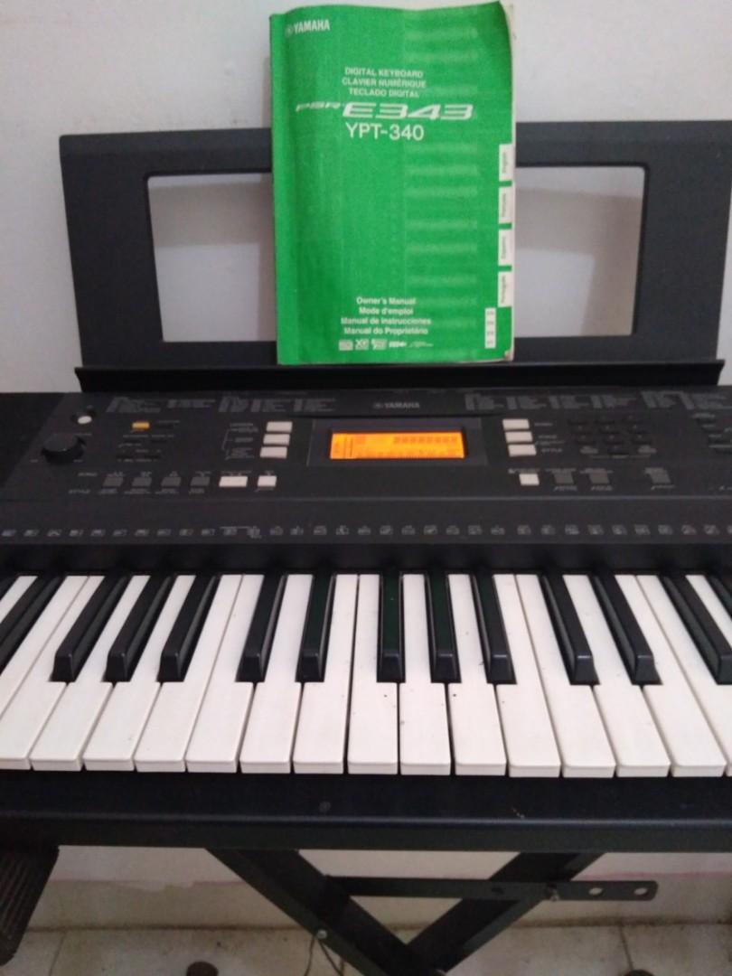 Jual Keyboard Yamaha PSR E343, Music & Media, Instruments on Carousell