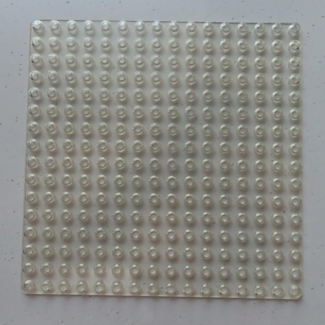 Lego Transparent Baseplate 16 x 16 Trans clear 3867 Hobbies