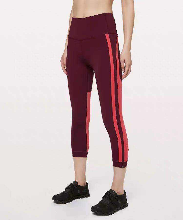 Lululemon zip the line crop 23