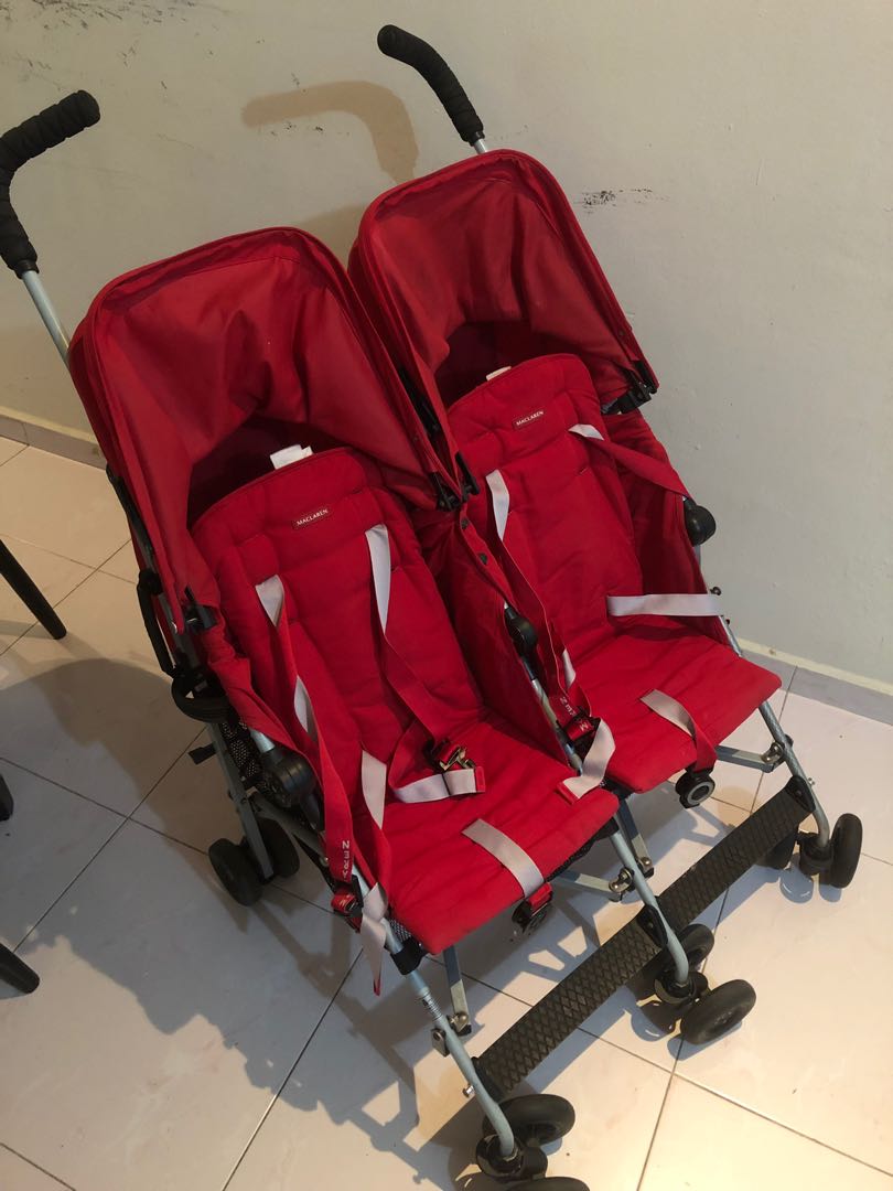 Maclaren twin triumph red on sale