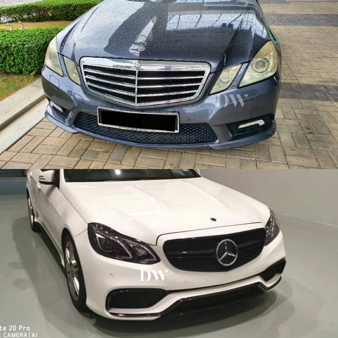 Mercedes Benz W212 E Class New Facelift Conversion Kit E63 Amg Bodykit Car Accessories Accessories On Carousell