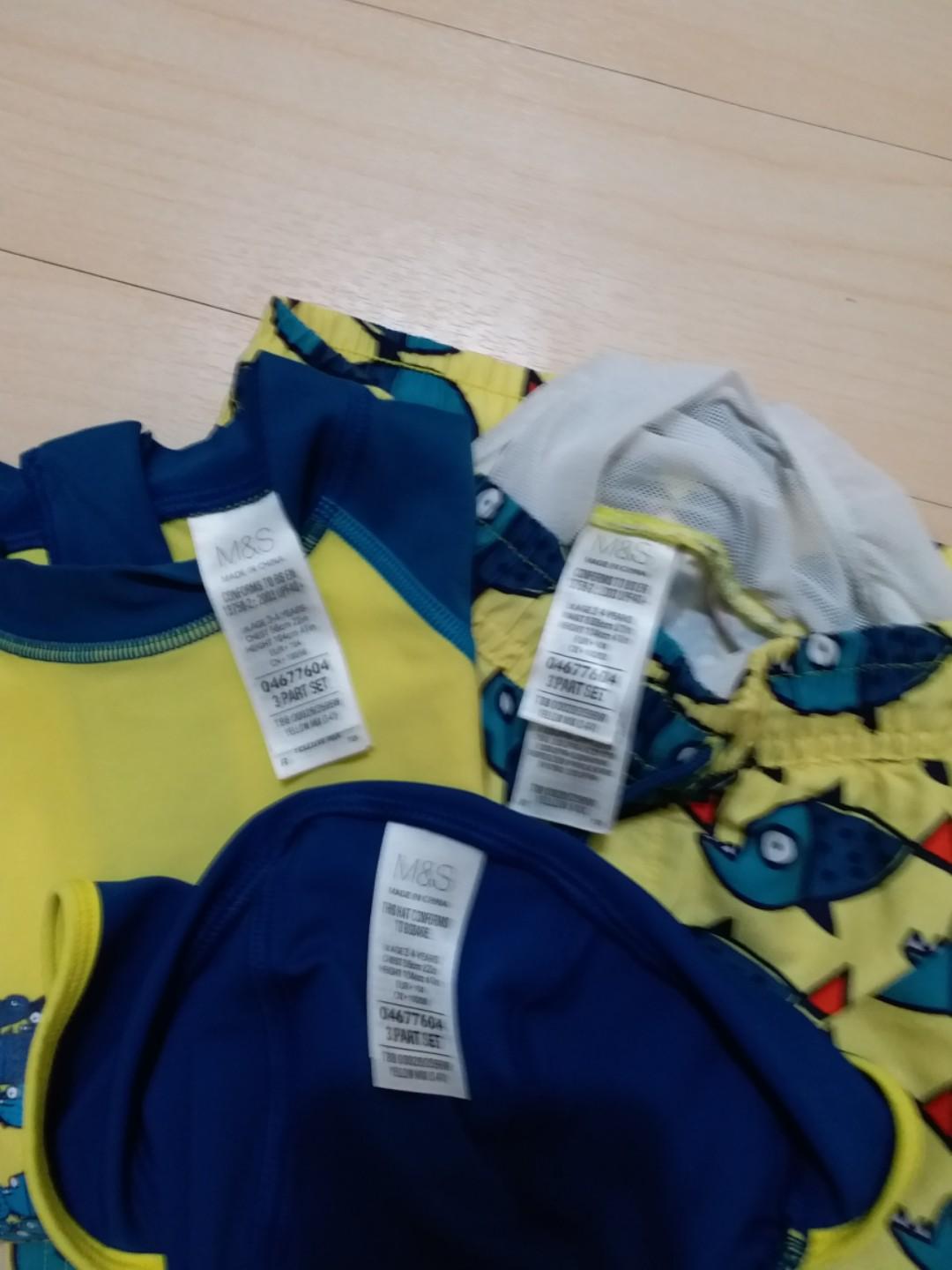 m&s boys swimwear