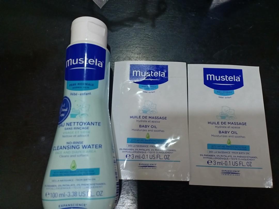 mustela baby cleansing water