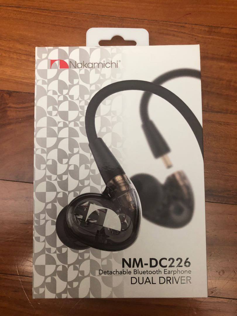 Nakamichi NM DC226 Detachable Bluetooth Earphone Dual Driver