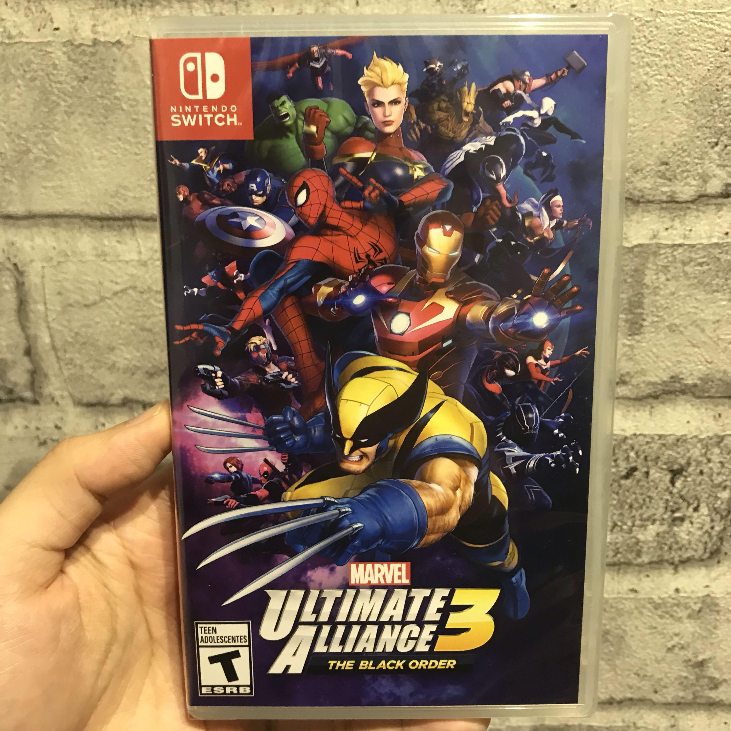 marvel games on switch