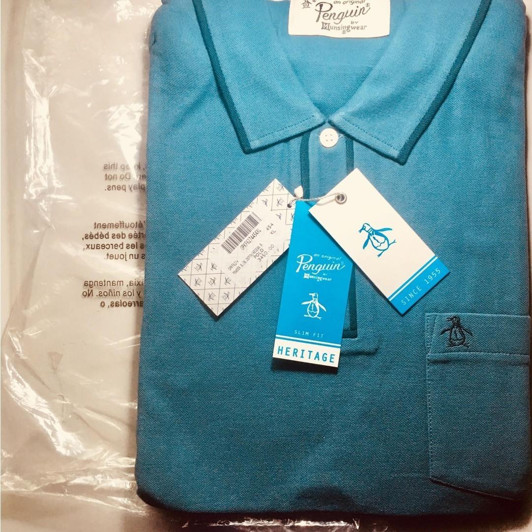 Original Penguin Powder Blue Men S Polo Shirt Xl Brand New Men S Fashion Clothes Tops On Carousell