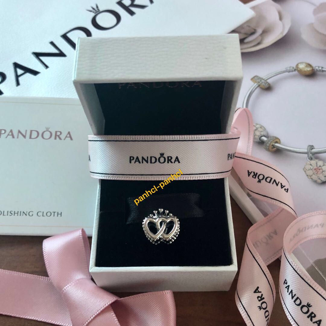 Pandora united regal hearts necklace top