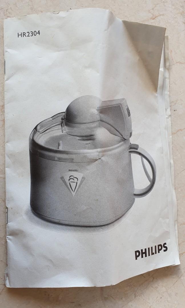 Philips ice cream maker hr2304 clearance